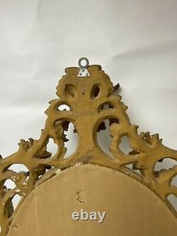 Vintage Large Rococo Style Hand Carved Gilt Wood Wall Mirror Approx 3 X 2 Wow