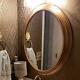 Vintage Large Wall Mirror Rustic Golden Vanity Bathroom Mantel Bedroom Entryway