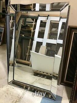 Vintage Silver, Large Wall Mirror