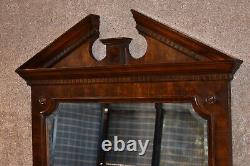 Vintage Traditional Style Large Sized Mahogany Wall Mirror