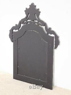 Vintage Venetian Etched Glass Large Wall Mirror