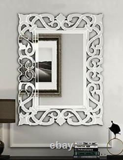 Vintage Venetian Large Wall Mirror Rectangle 32 x 42 Decorative Mirrors
