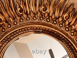 Vintage large Sunburst Gilded wall Mirror