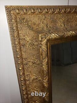 Vinyage Lebrun Large Gold Frame Mirror 58 X 38