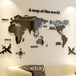 WORLD MAP Wall Art Decor, Luxury Home Decor, Elegant Home Decor, High quality m