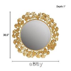 Wall Dcor Large Round Living Room Iron Metal Mirrors Ready To Hang Bedroom Decor