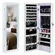Wall Door Mounted Jewelry Cabinet Armoire Large Mirror Jewelry Box Organizer