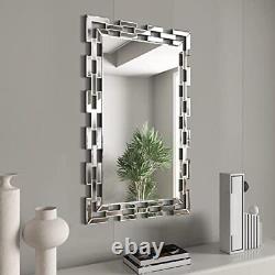 Wall Mirror Decorative 27.5 39.3 Inches Large Rectangular 27.5×39.9