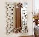 Wall Mirror Large Frameless Rectangle Tile Modern Contemporary Home Accent Decor