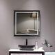 Wall Mounted Mirror Bathroom Vanity Large 32x32 Led Lighted Mirror Home Decor