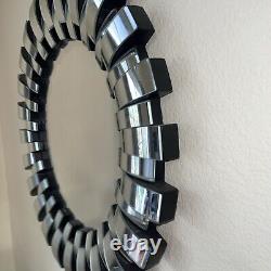 Wall mirror large Round 32 Round Modern Chrome