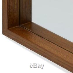 Wood Floor Leaner Mirror Large Full Length Leaning Wall Woodgrain Home Bedroom